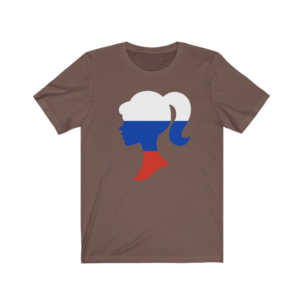 Russia Girl Flag Premium Tee - Unisex