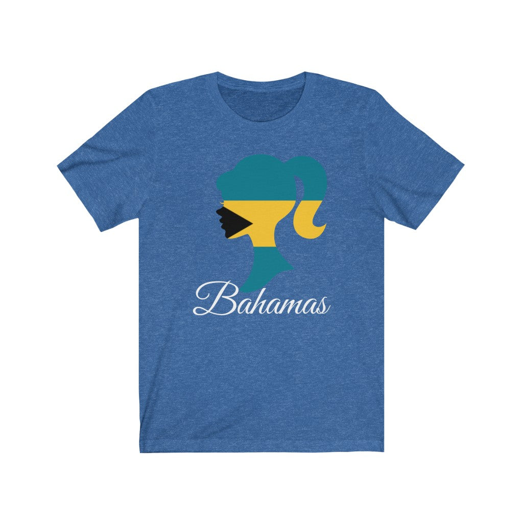 Bahamas Girl Flag Premium Tee 2 - Unisex