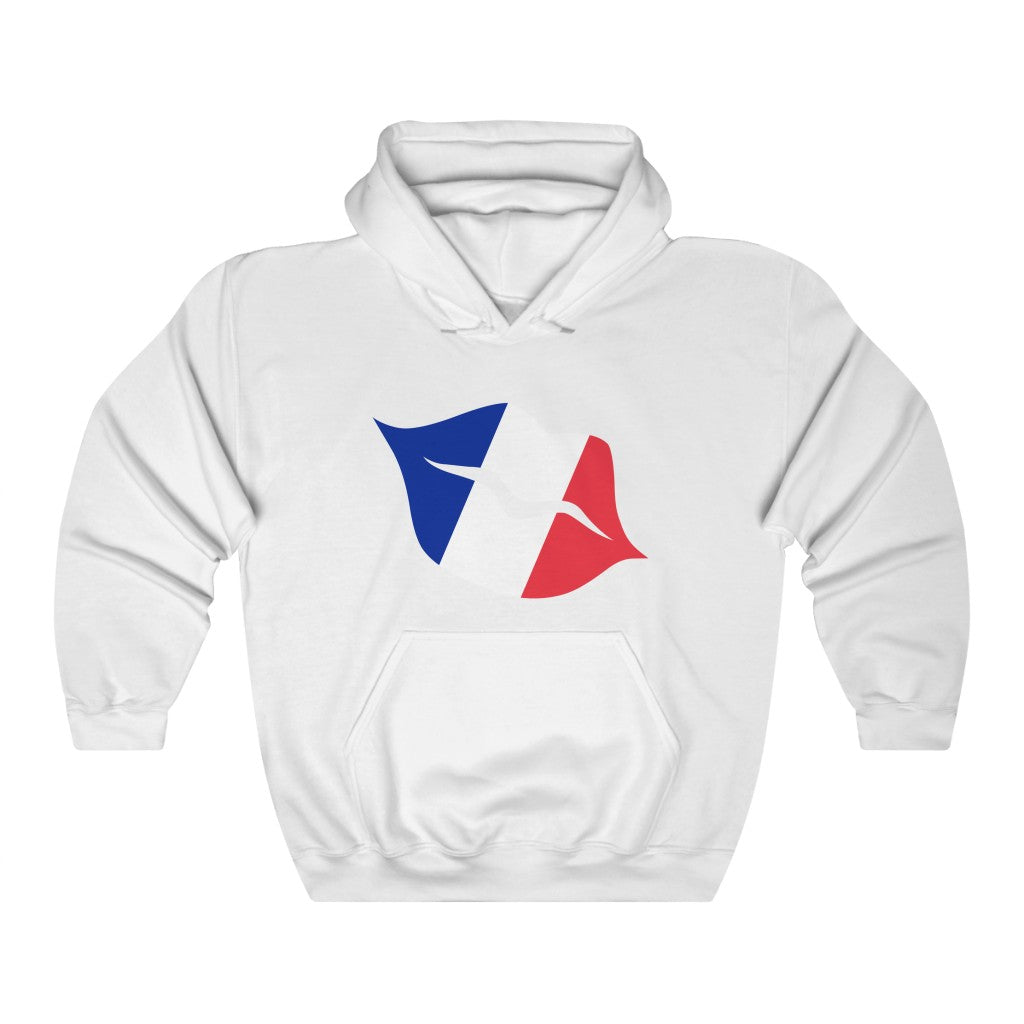 France Lips Flag Hoodie Sweatshirt - Unisex