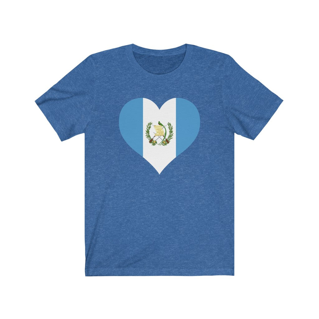 Guatemala  Heart Flag Premium Tee - Unisex