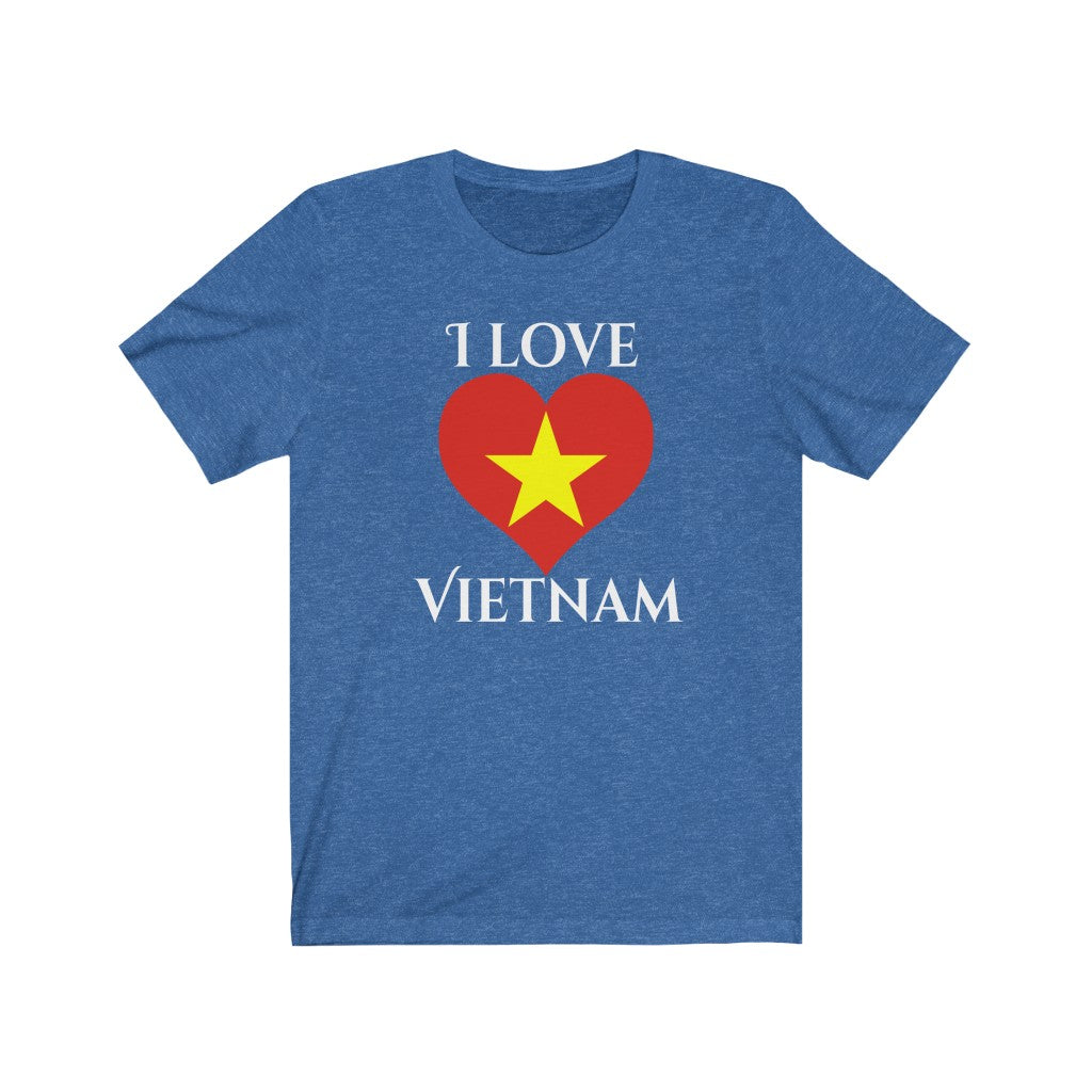 Vietnam Heart Flag Premium Tee 2 - Unisex