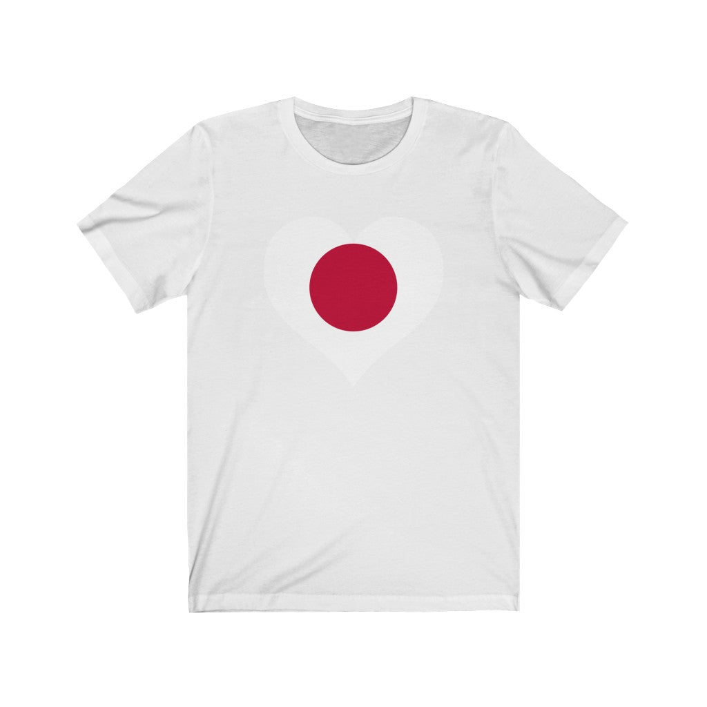 Japan Heart Flag Premium Tee - Unisex