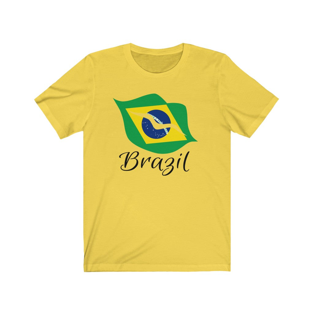 Brazil Lips Flag Premium Tee 1 - Unisex