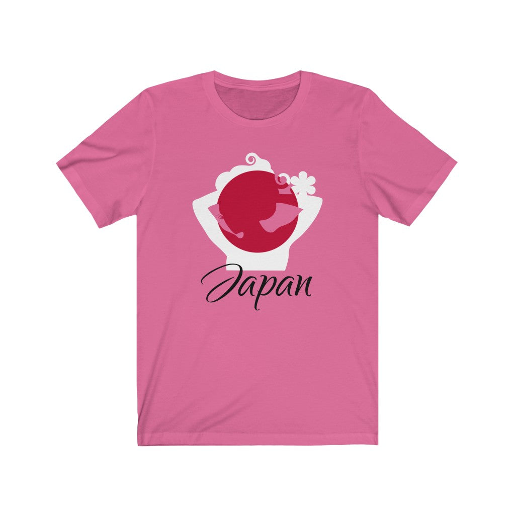 Japan Lady Flag Premium Tee 1 - Unisex