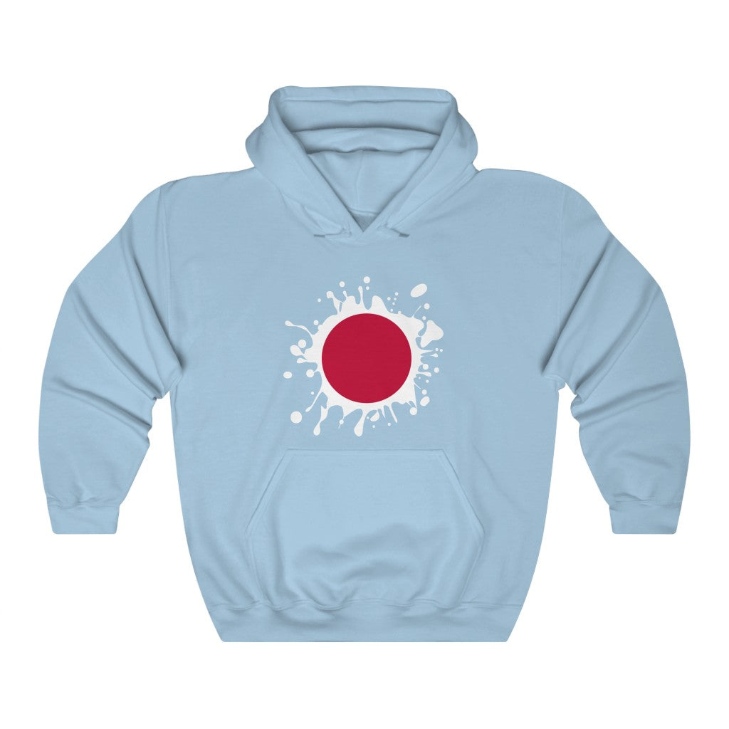 Japan Splat Flag Hoodie Sweatshirt - Unisex