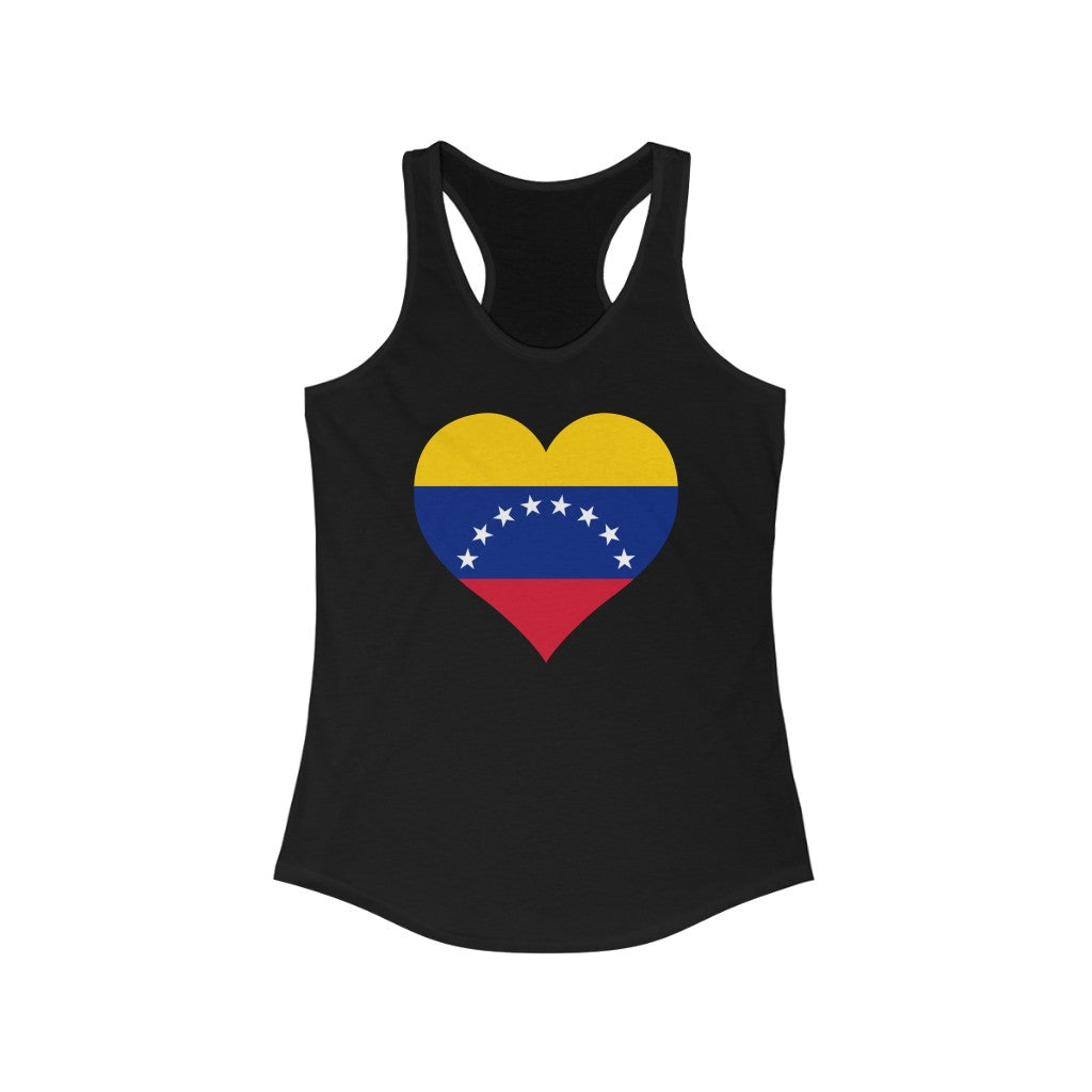 Venezuela Heart Flag Tank - Women