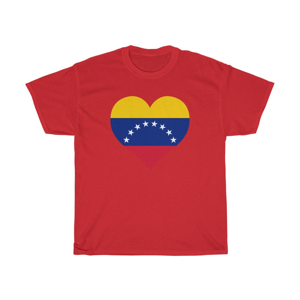 Venezuela Heart Flag Standard Tee - Unisex