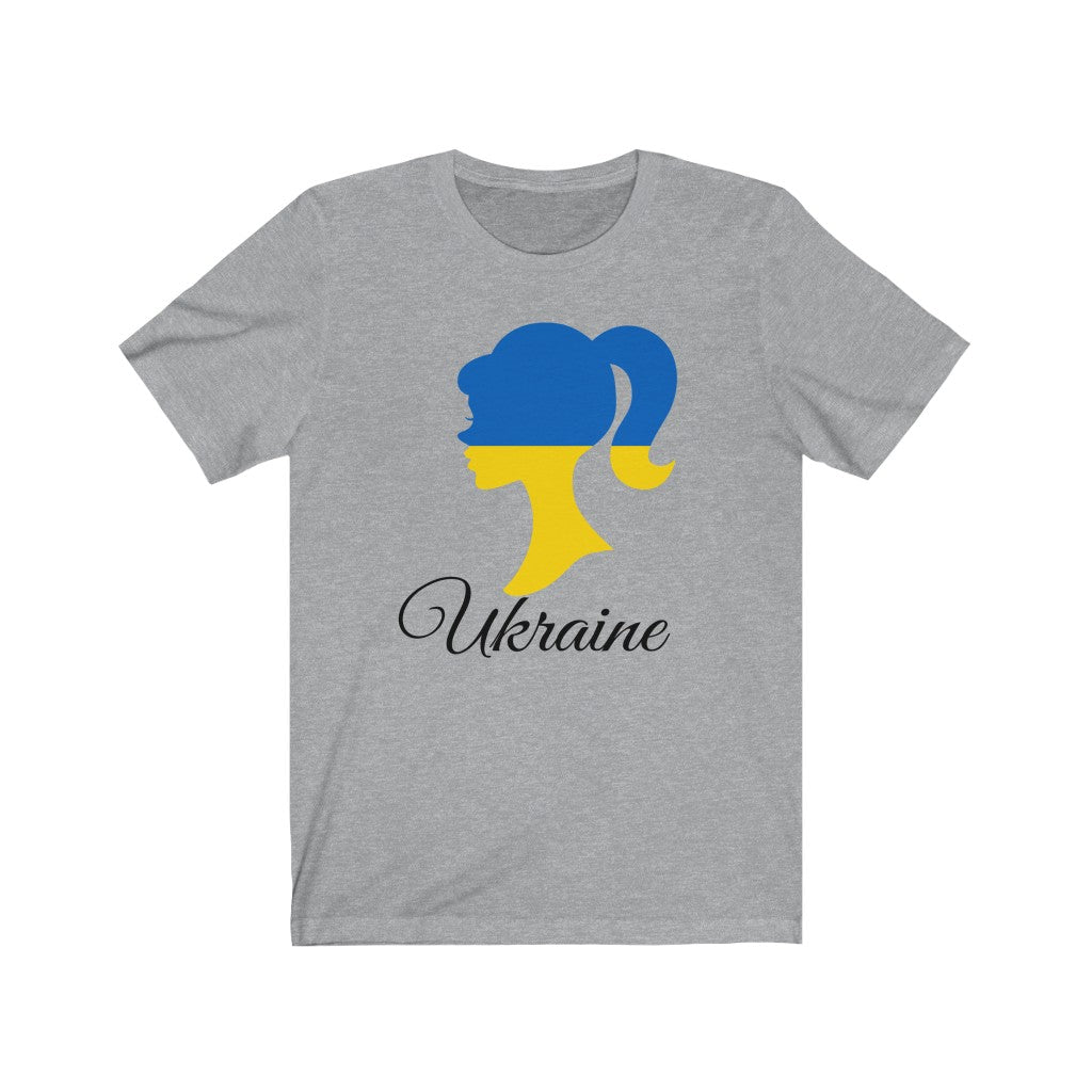 Ukraine Girl Flag Premium Tee 1 - Unisex