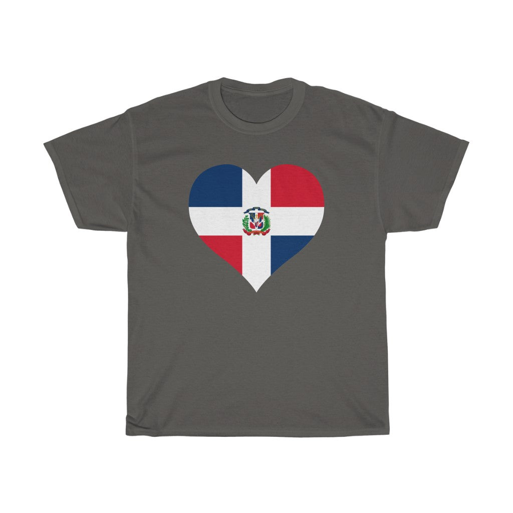 Dominican Republic Heart Flag Standard Tee - Unisex