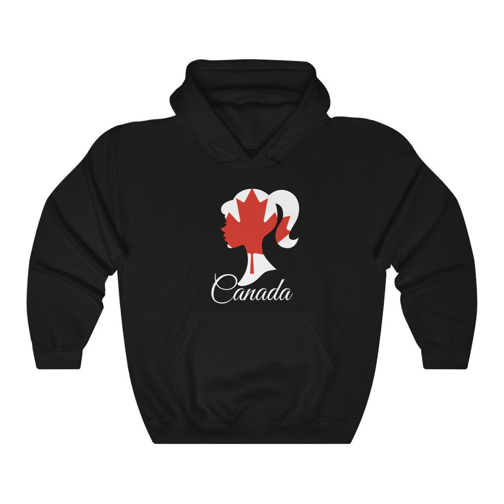 Canada Girl Flag Hoodie Sweatshirt 2 - Unisex