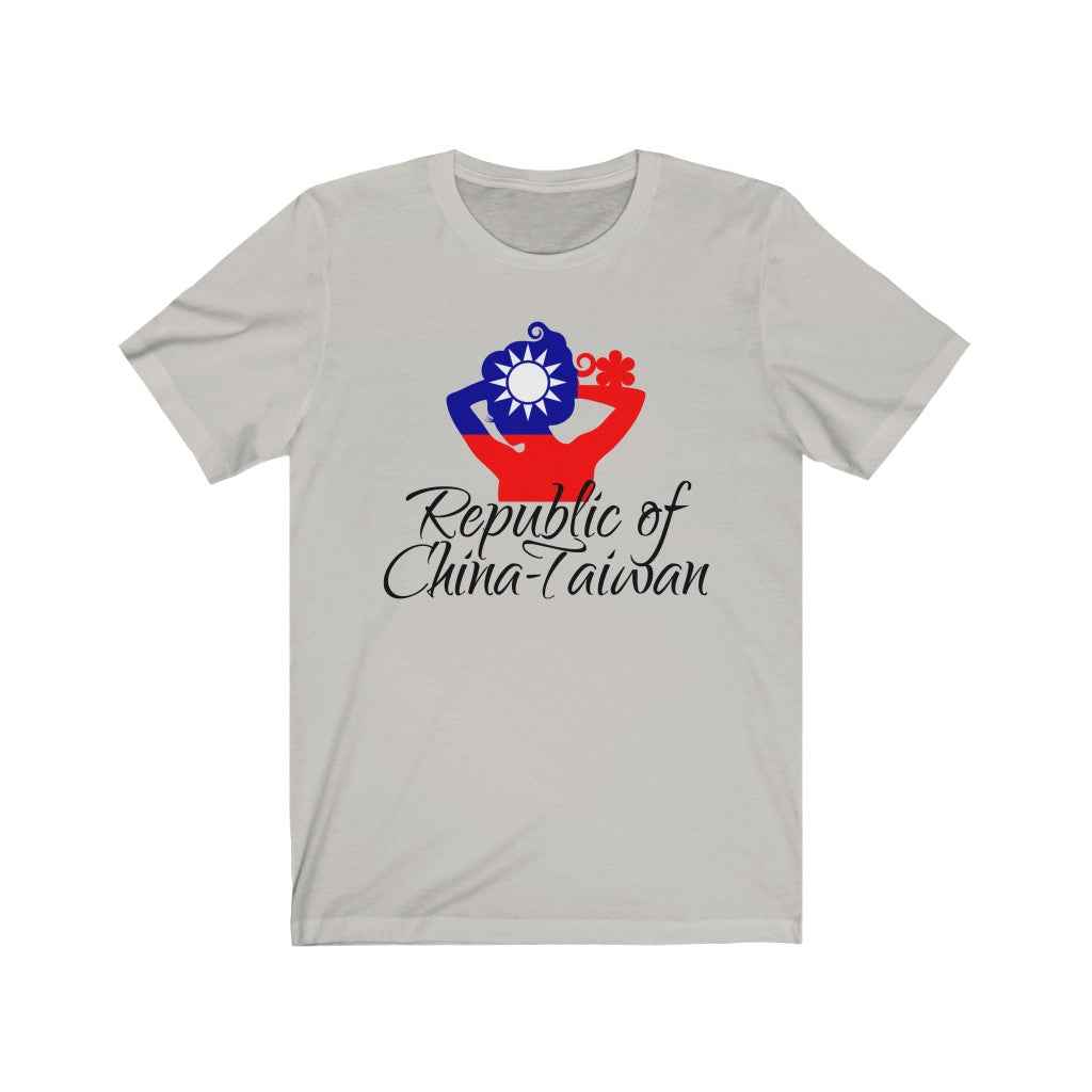 Republic of China - Taiwan Lady Flag Premium Tee 1 - Unisex