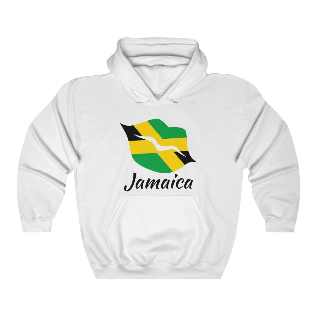 Jamaica Lips Flag Hoodie Sweatshirt 1 - Unisex
