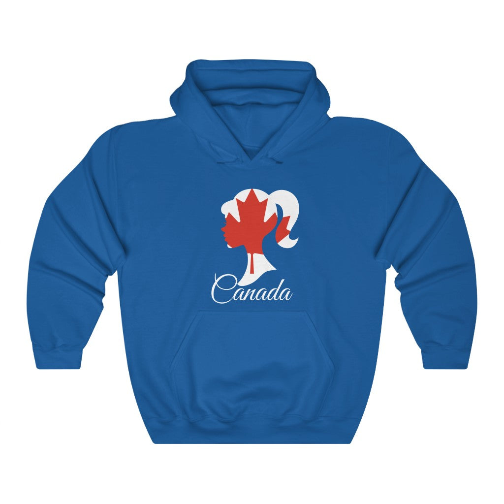Canada Girl Flag Hoodie Sweatshirt 2 - Unisex