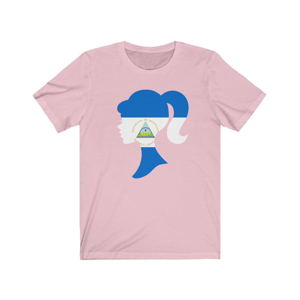 Nicaragua Girl Flag Premium Tee - Unisex
