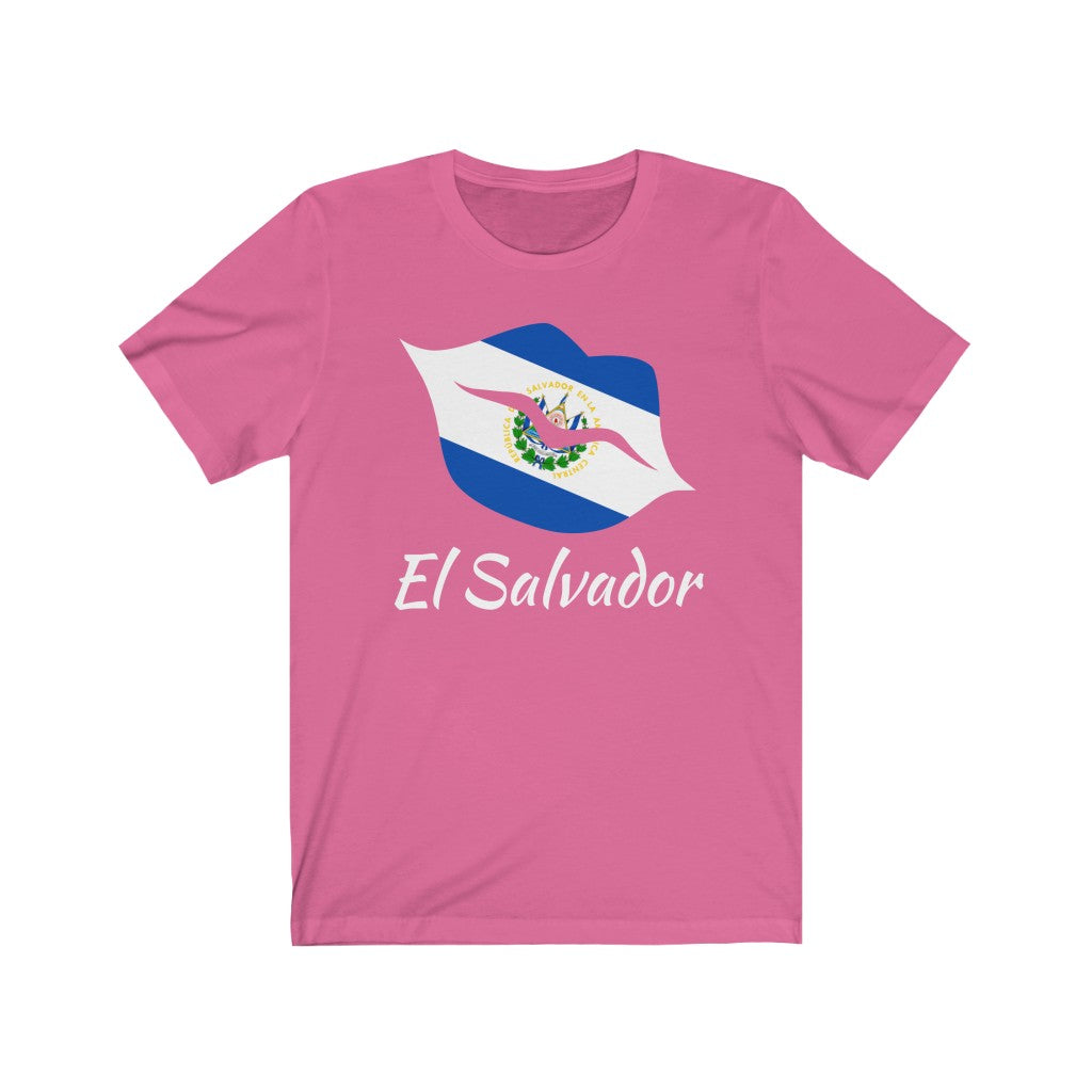 El Salvador Lips Flag Premium Tee 2 - Unisex