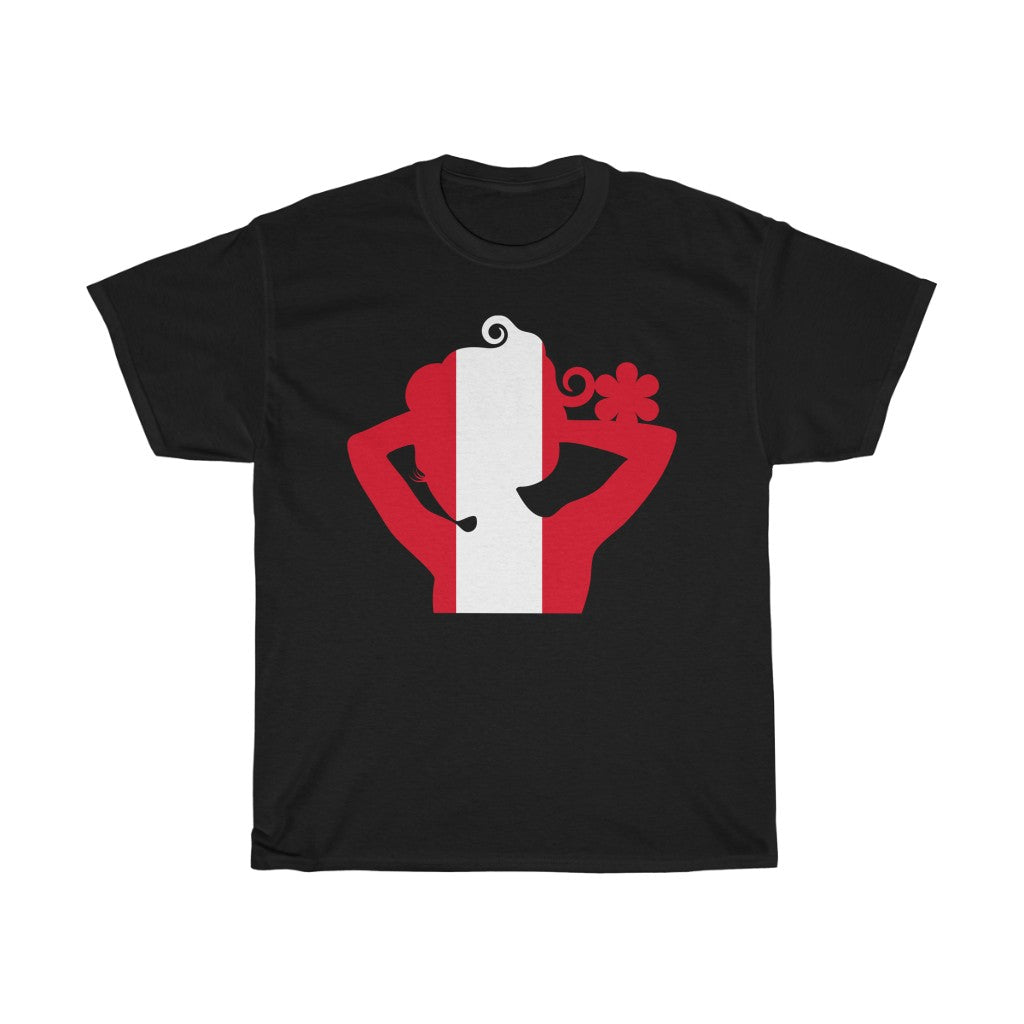 Peru Lady Flag Standard Tee - Unisex