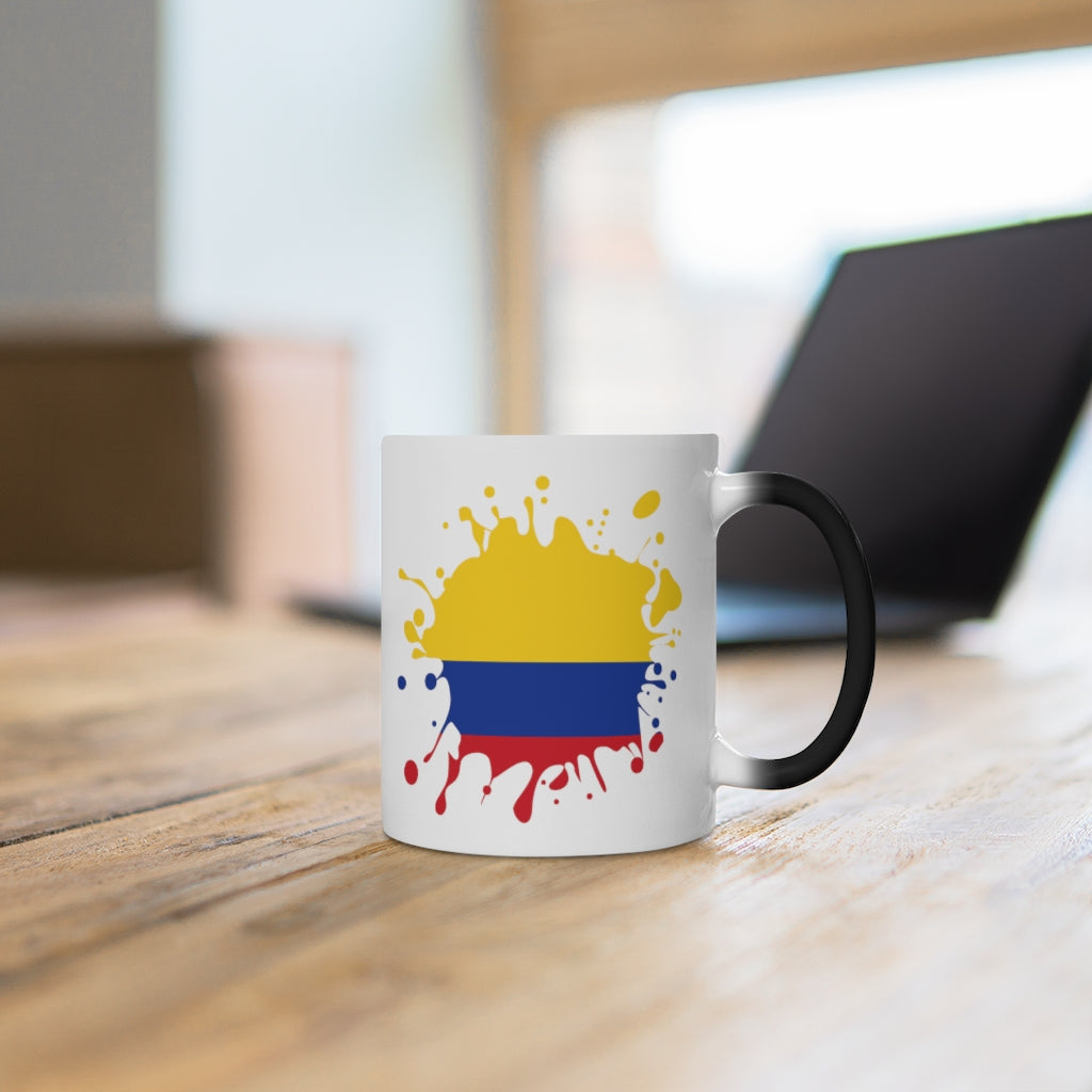 Colombia Splat Color Changing Mug