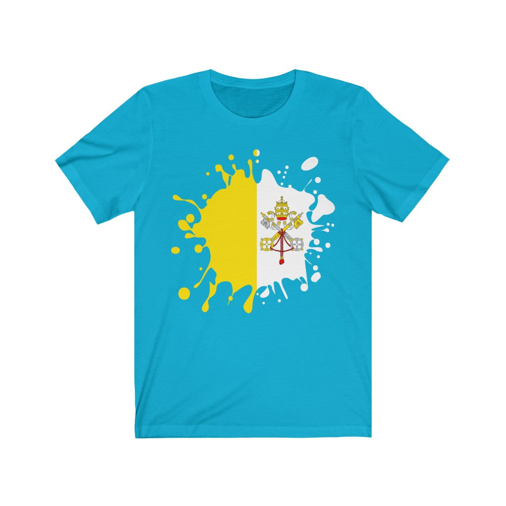 Holy See Splat Flag Premium Tee - Unisex