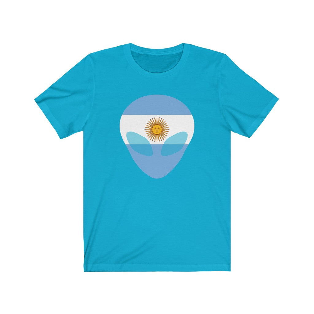 Argentina Alien Flag Premium Tee - Unisex