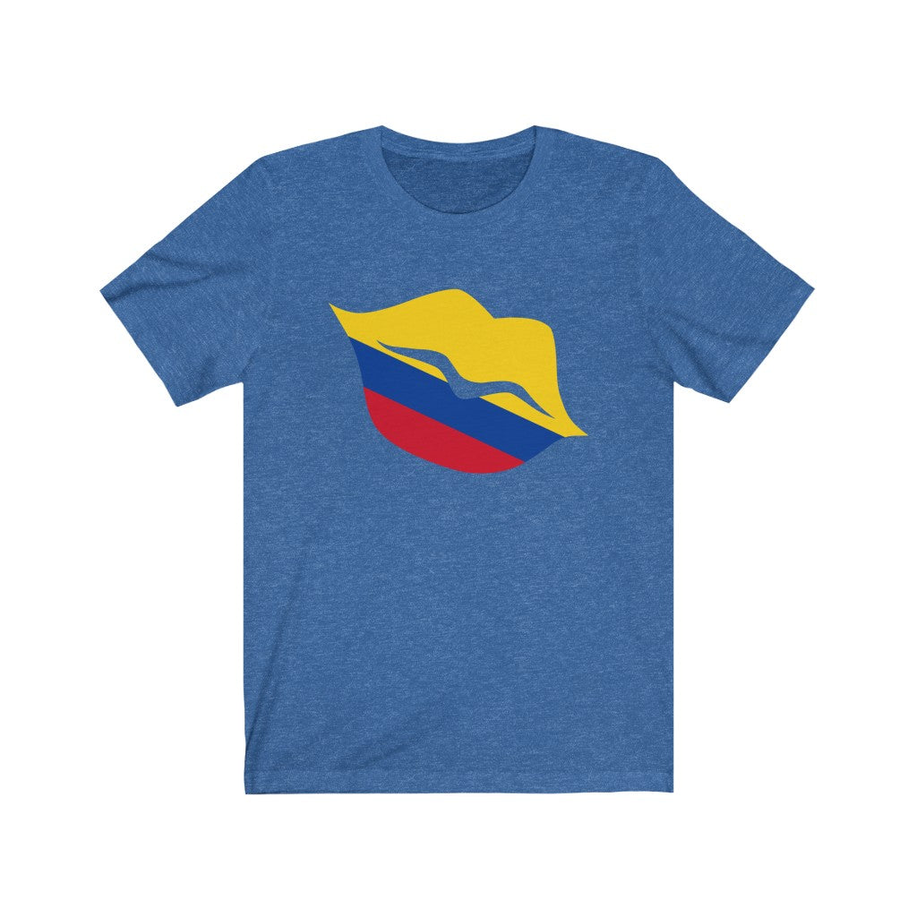Colombia Lips Flag Premium Tee - Unisex