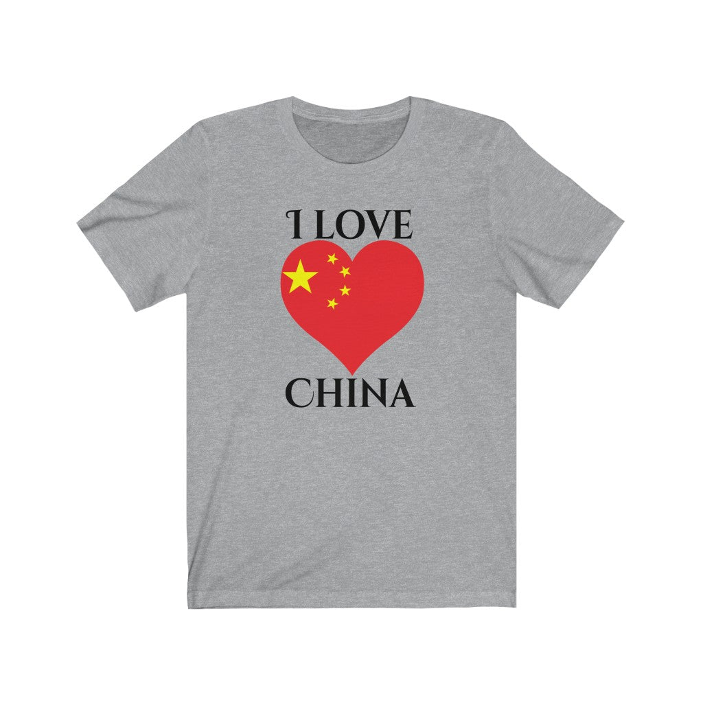 China Heart Flag Premium Tee 1 - Unisex