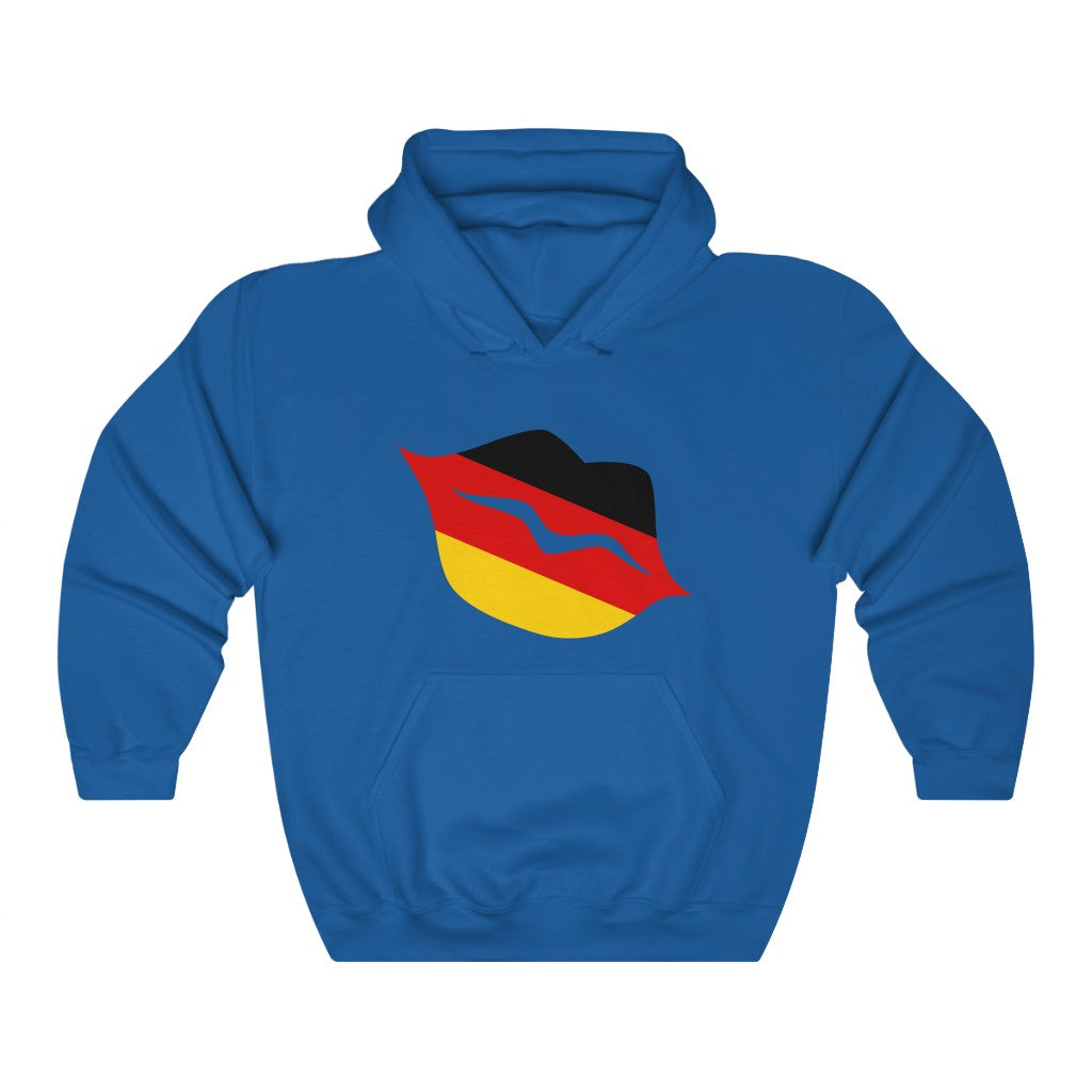 Germany Lips Flag Hoodie Sweatshirt - Unisex