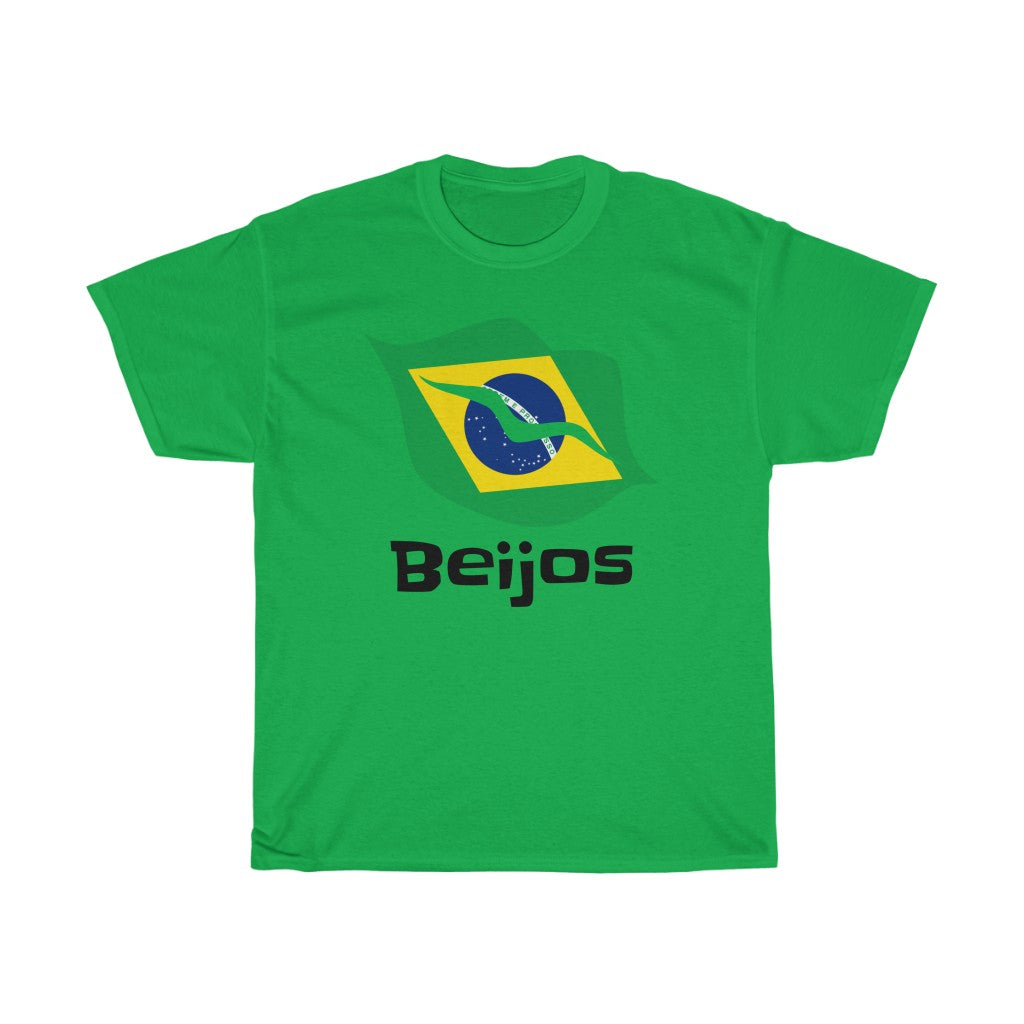 Brazil (Beijos) Lips Flag Standard Tee 1 - Unisex
