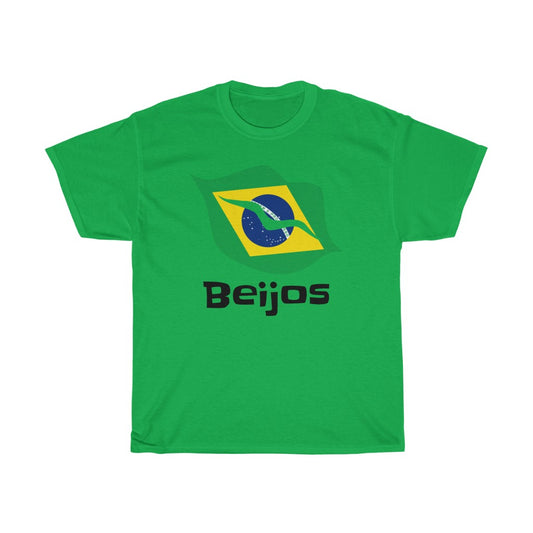 Brazil (Beijos) Lips Flag Standard Tee 1 - Unisex