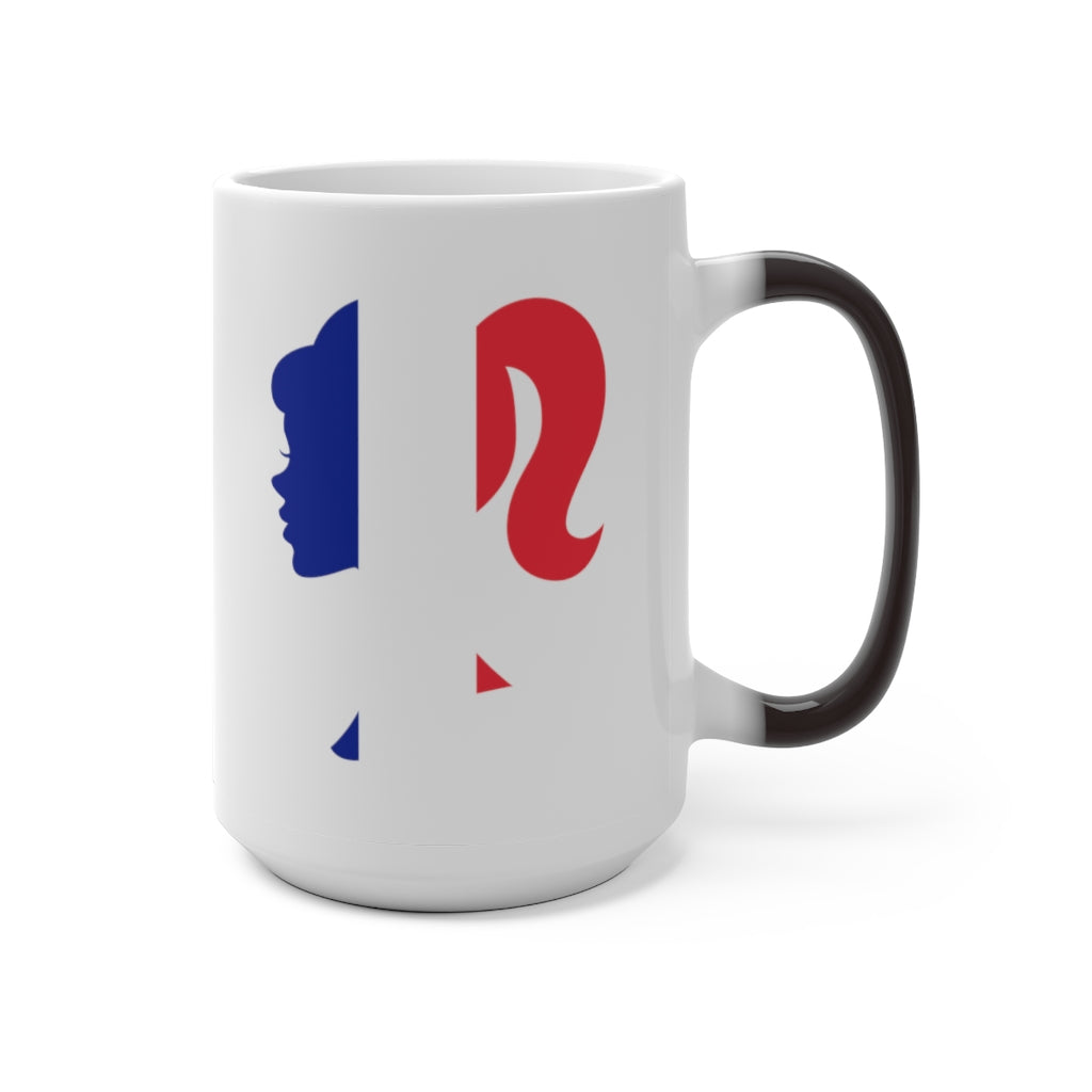 France Girl Color Changing Mug
