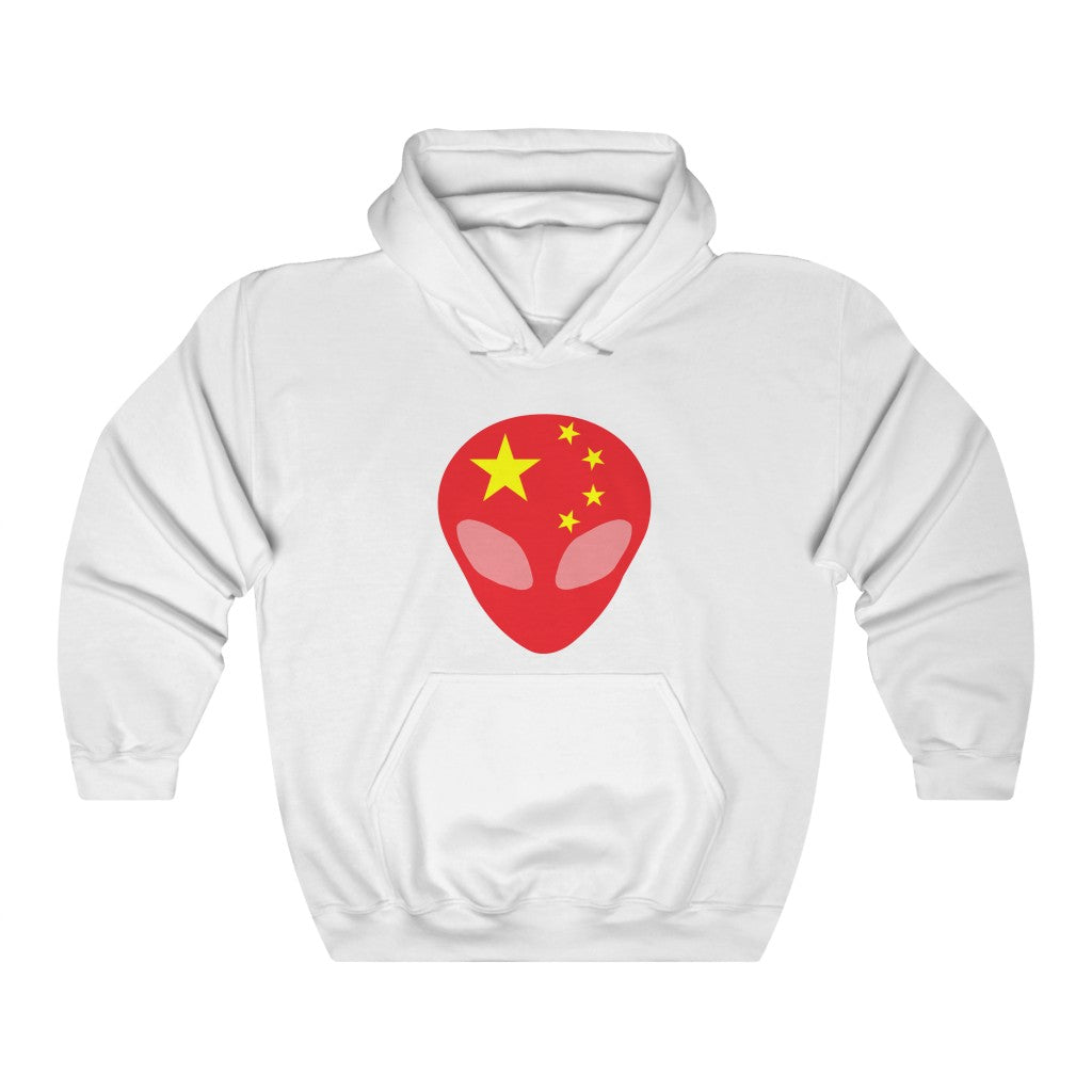 China Alien Flag Hoodie Sweatshirt - Unisex