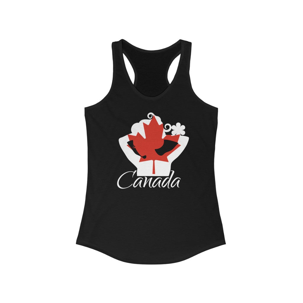 Canada Lady Flag Tank 2 - Women