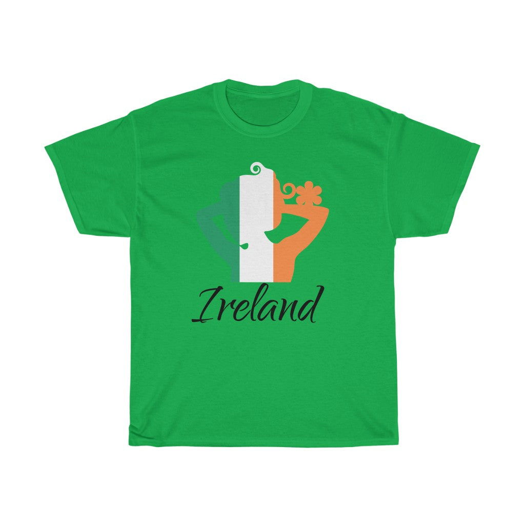 Ireland Lady Flag Standard Tee 1 - Unisex