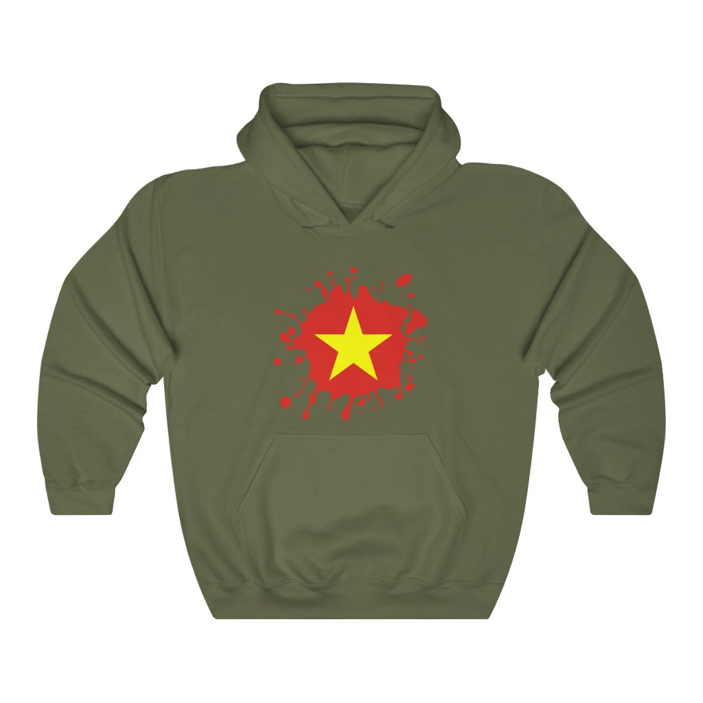 Vietnam Splat Flag Hoodie Sweatshirt - Unisex