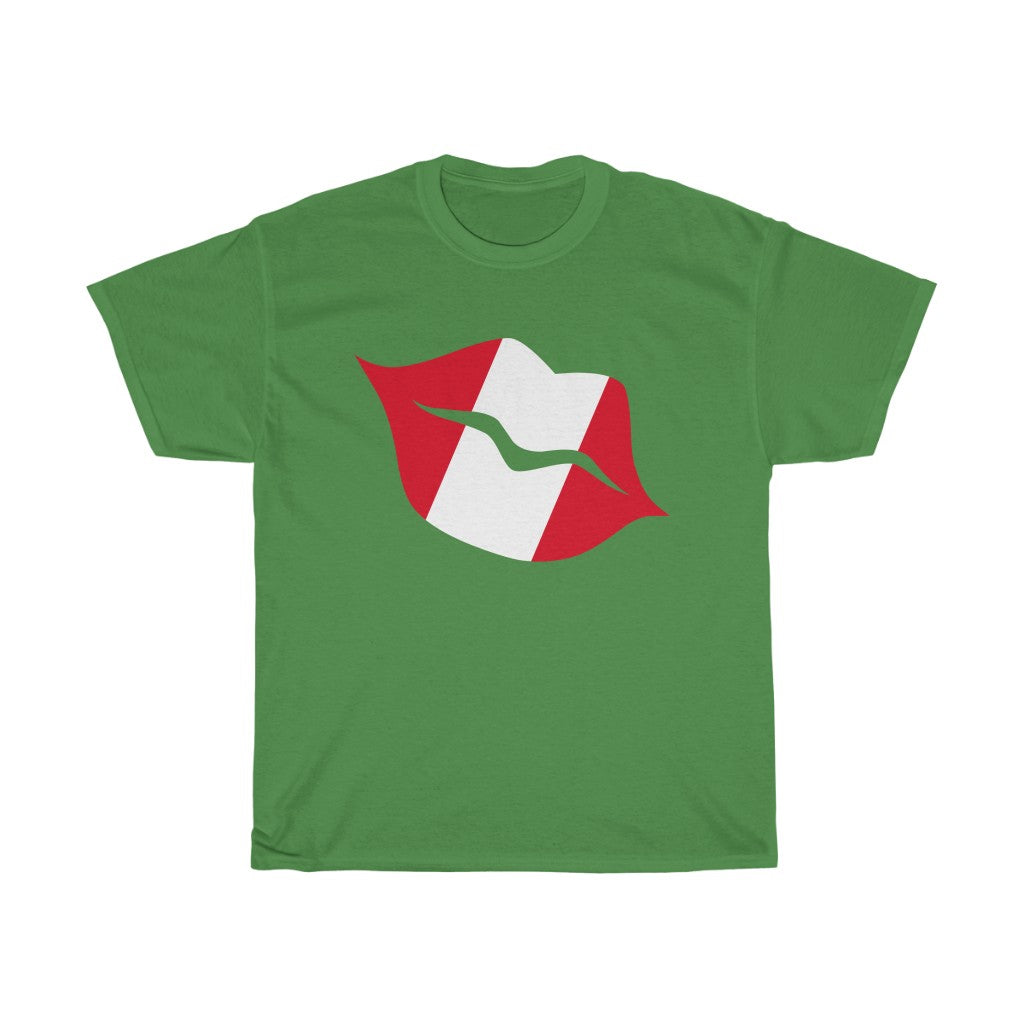 Peru Lips Flag Standard Tee - Unisex