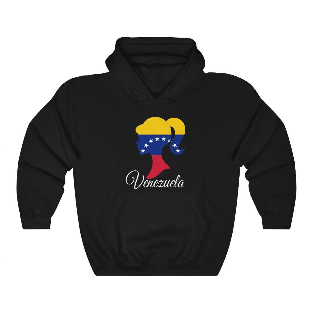 Venezuela Girl Flag Hoodie Sweatshirt 2 - Unisex