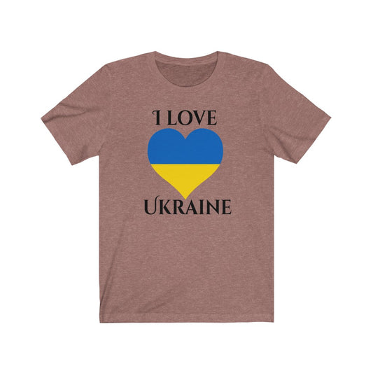 Ukraine Heart Flag Premium Tee 1 - Unisex