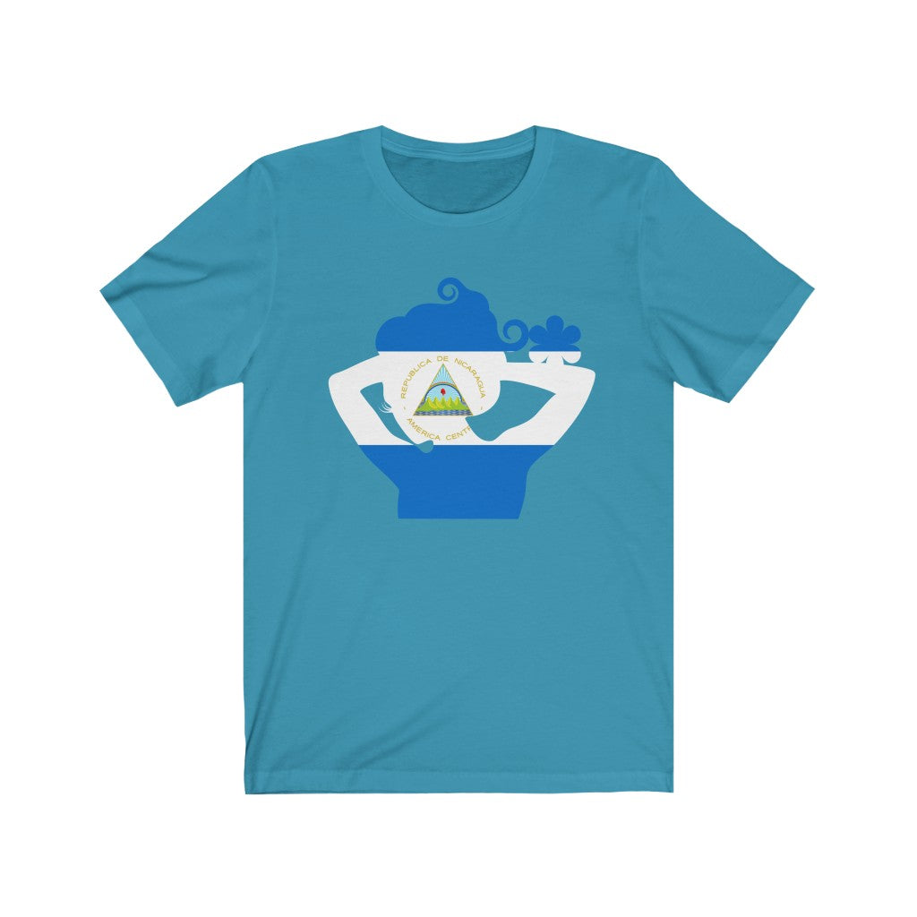 Nicaragua Lady Flag Premium Tee - Unisex