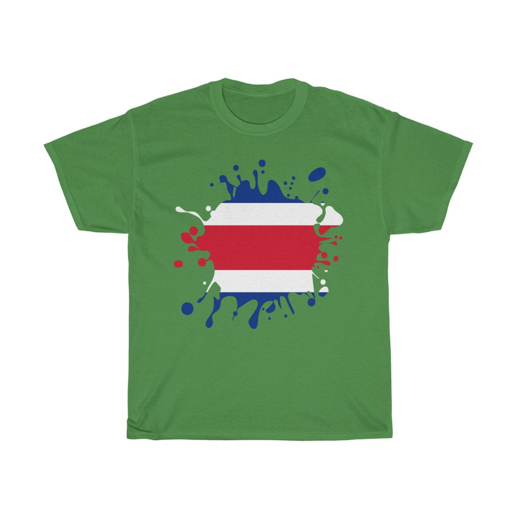 Costa Rica Splat Flag Standard Tee - Unisex