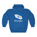 Nicaragua Lips Flag Hoodie Sweatshirt 2 - Unisex