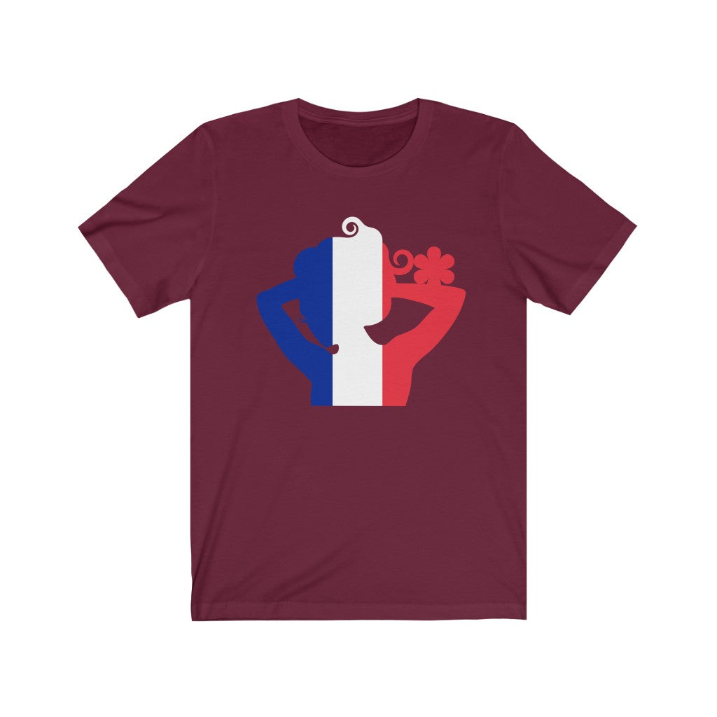 France Lady Flag Premium Tee - Unisex