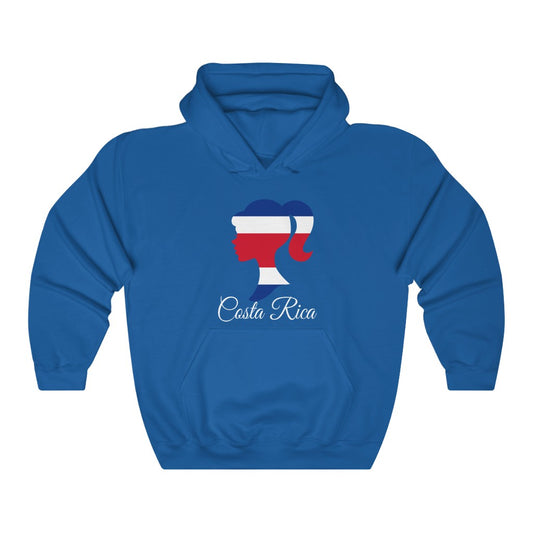 Costa Rica Girl Flag Hoodie Sweatshirt 2 - Unisex