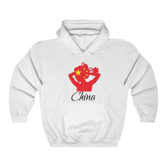 China Lady Flag Hoodie Sweatshirt 1 - Unisex