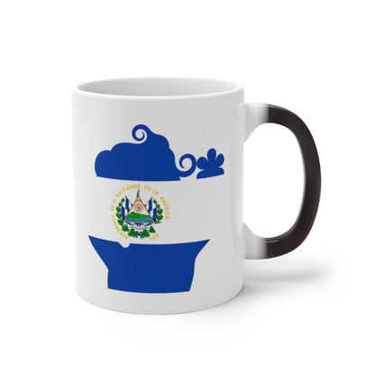 El Salvador Lady Color Changing Mug
