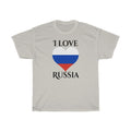 Russia Heart Flag Standard Tee 1 - Unisex