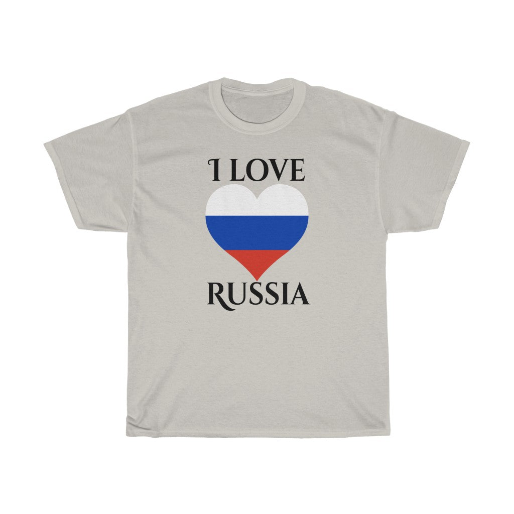 Russia Heart Flag Standard Tee 1 - Unisex