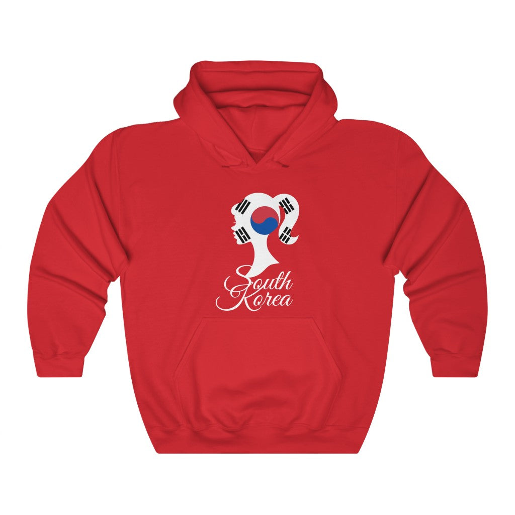 South Korea Girl Flag Hoodie Sweatshirt 2 - Unisex