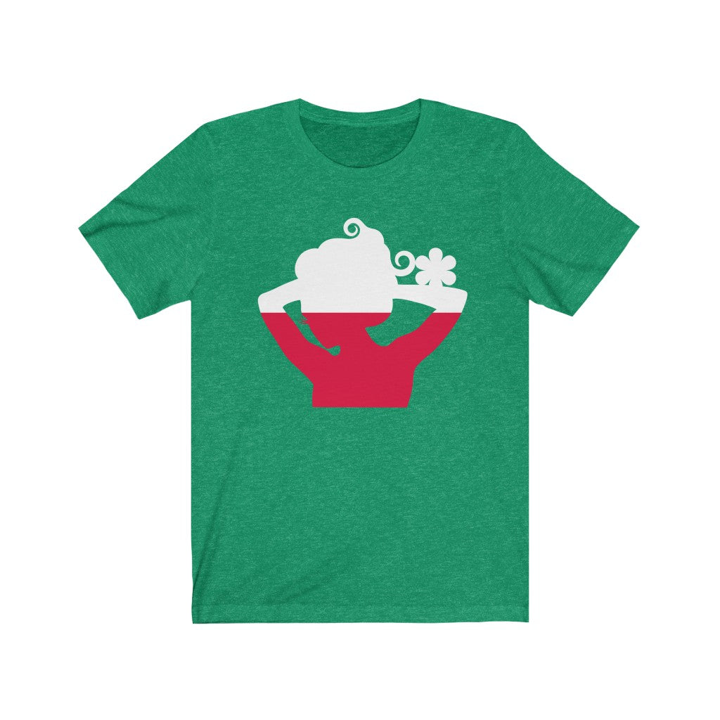 Poland Lady Flag Premium Tee - Unisex
