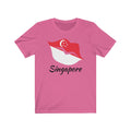 Singapore Lips Flag Premium Tee 1 - Unisex