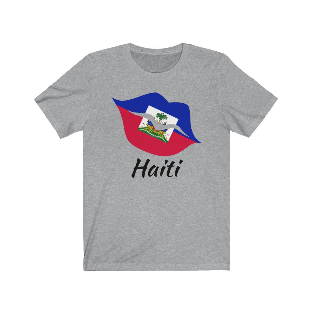 Haiti Lips Flag Premium Tee 1 - Unisex