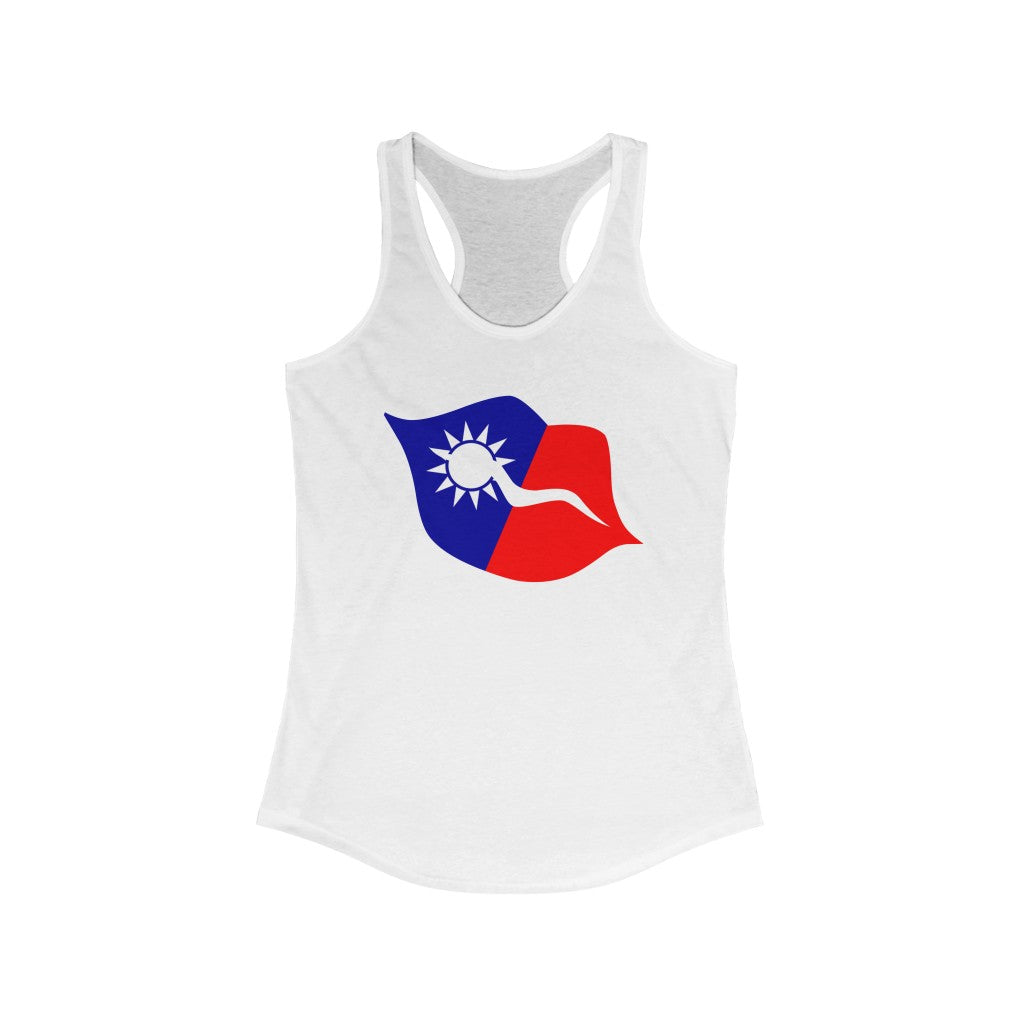 Republic of China - Taiwan Lips Flag Tank - Women